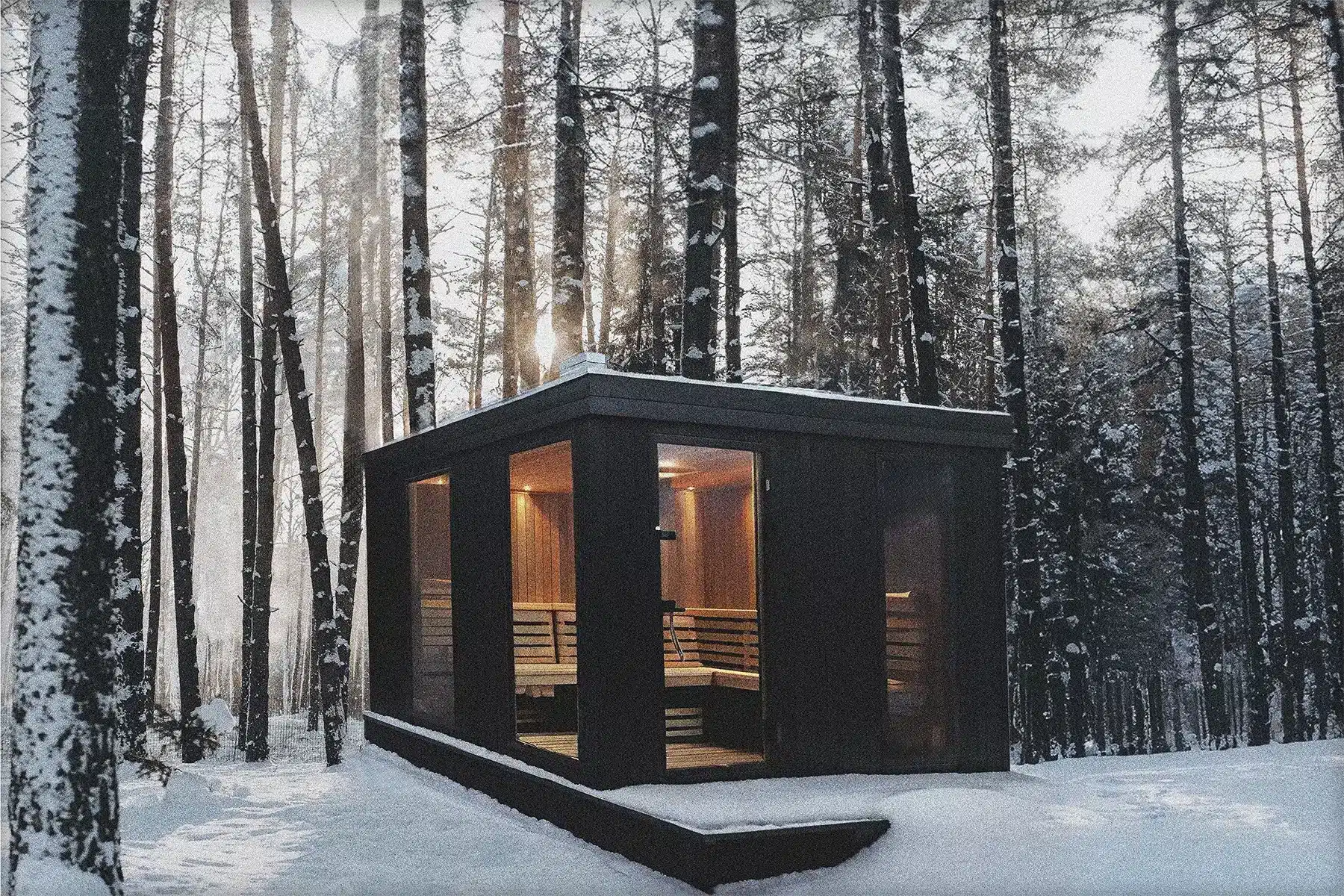 costruzione Sauna da esterno per strutture ricettive CEMI Network