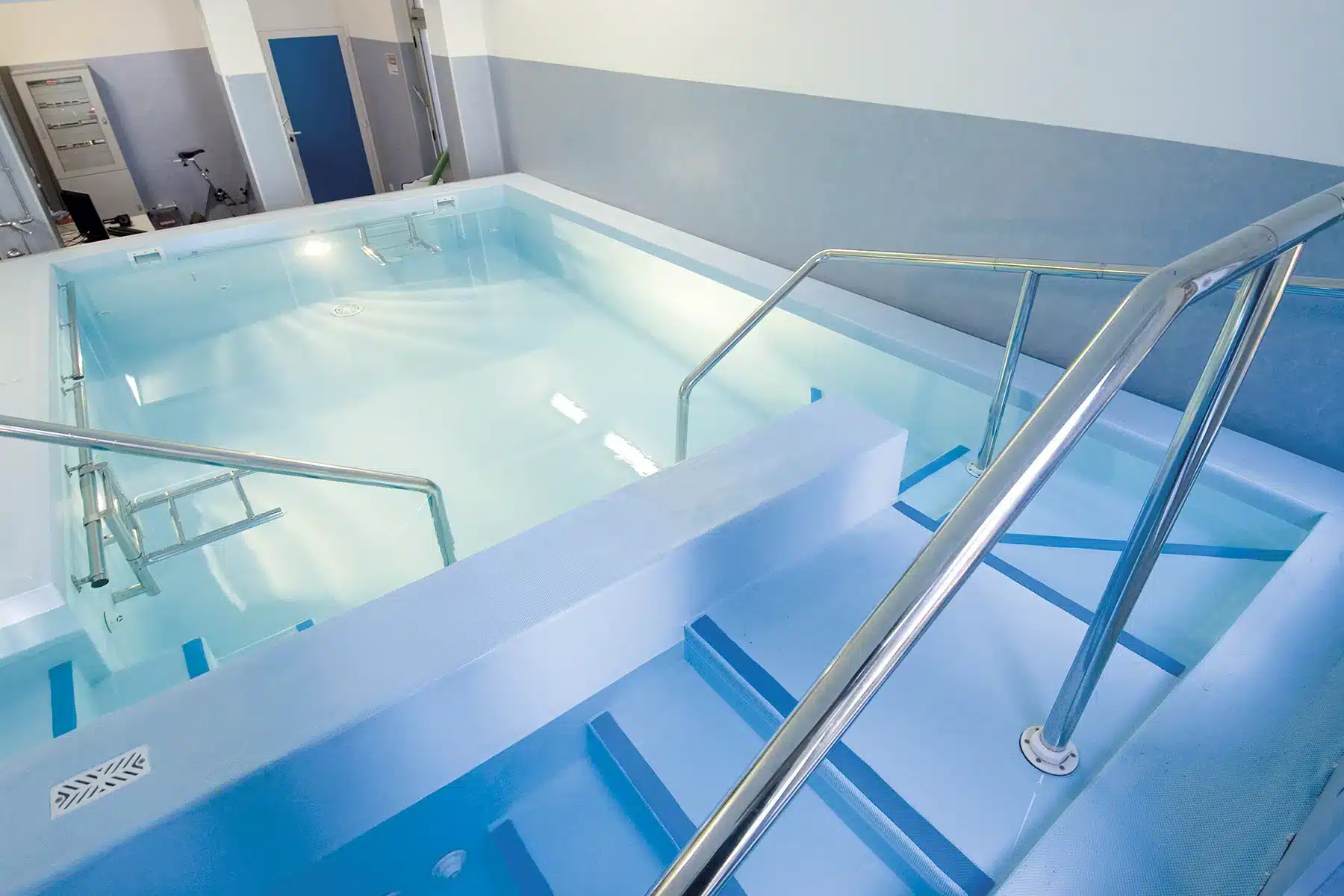 piscine in acciaio inox per strutture riabilitative