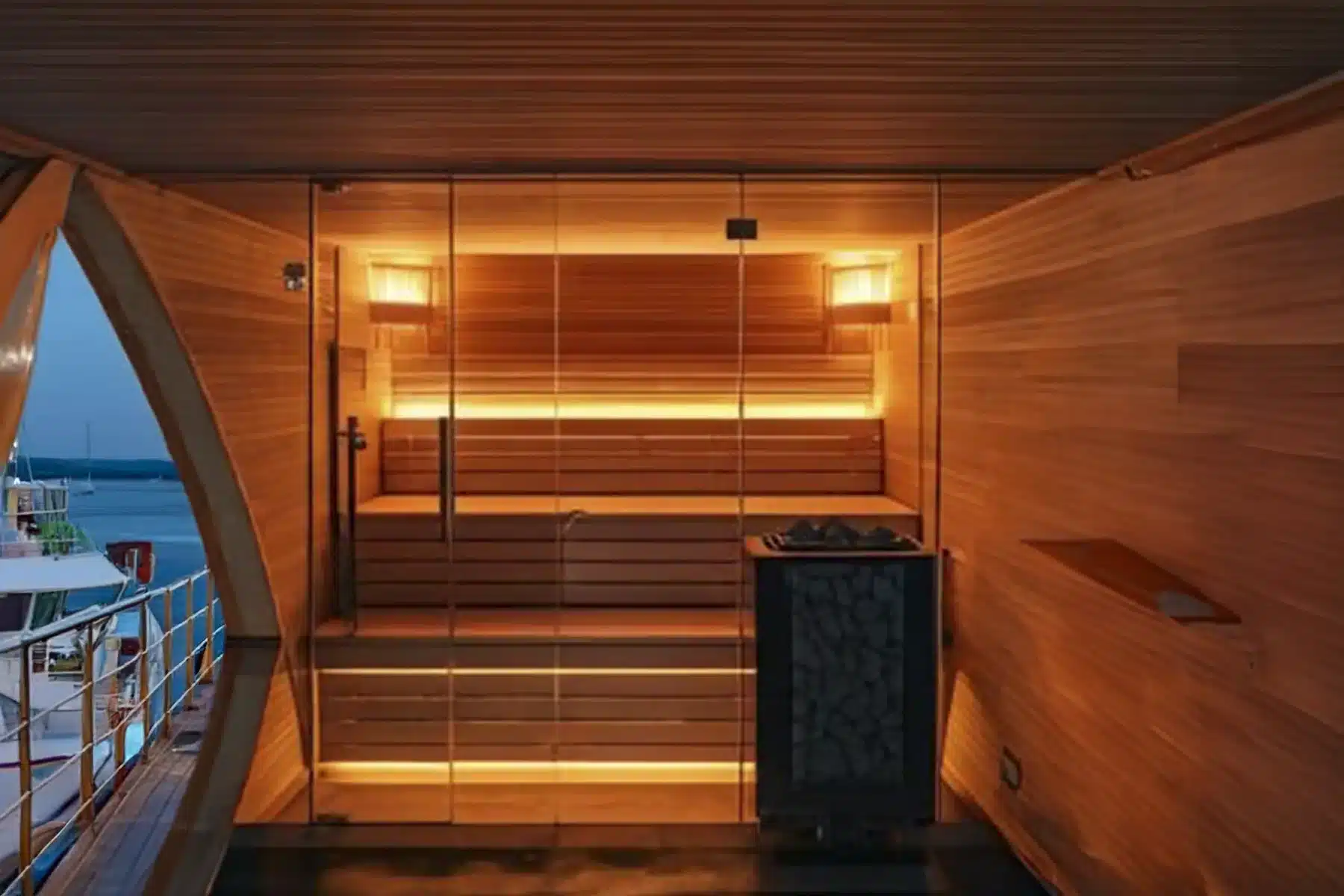 Sauna per imbarcazioni private, yacht, navi - CEMI Network