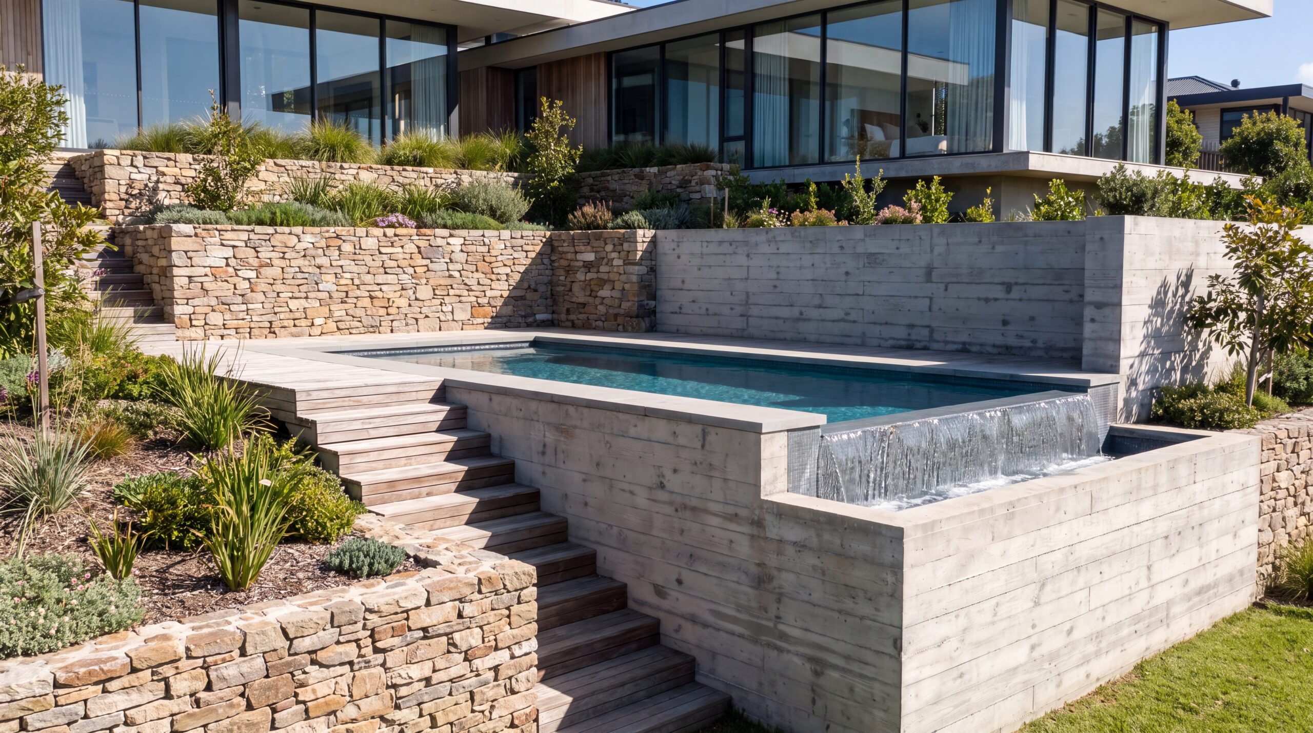 costruzione piscine seminterrate Udine - Design