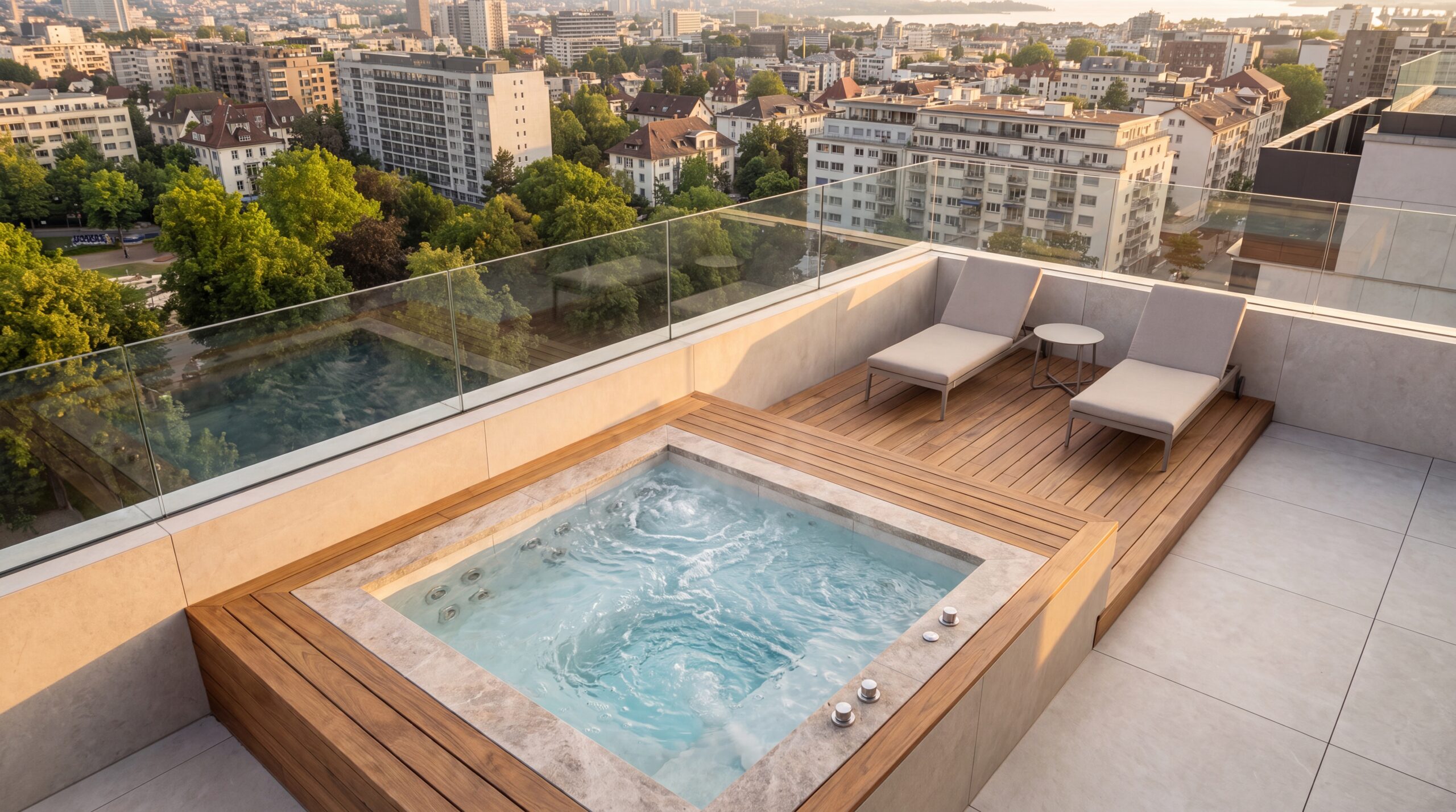 Costruzione piscine per terrazzo