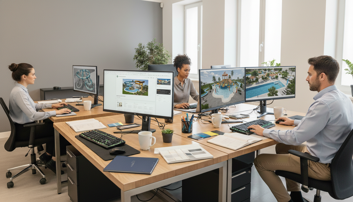 consulenza progettazione parchi acquatici CEMI Network