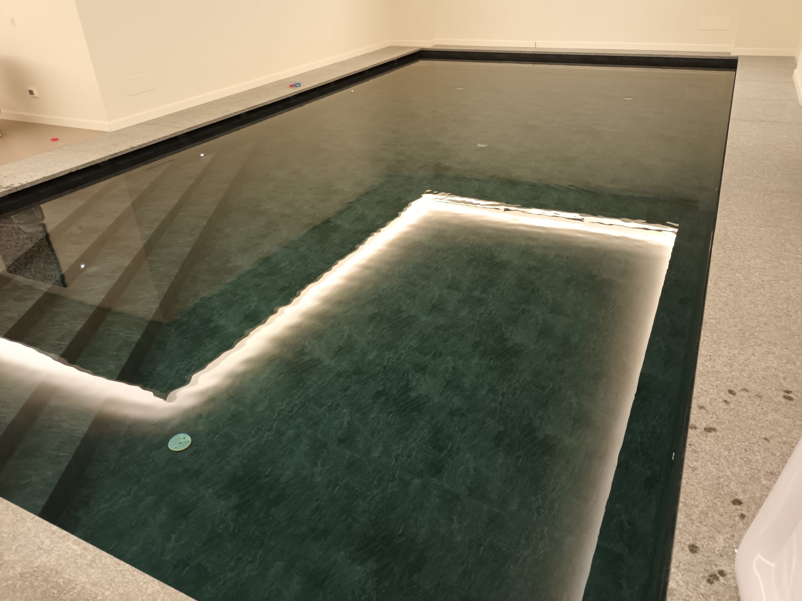 piscina interrata di design con led - 2