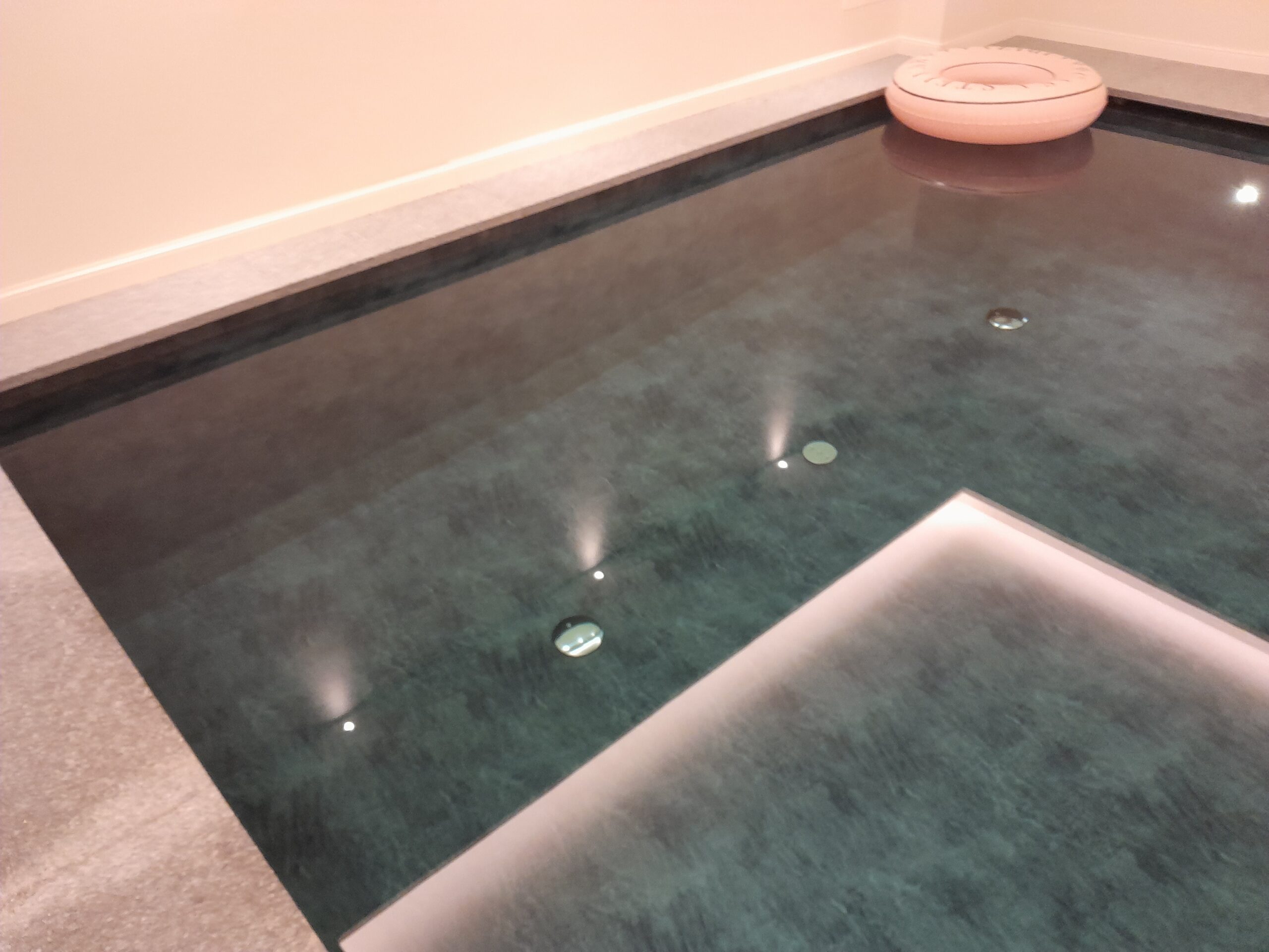 piscina interrata di design con led - 5