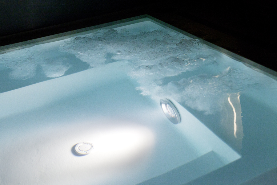 Piscina interna villa storica - idromassaggio
