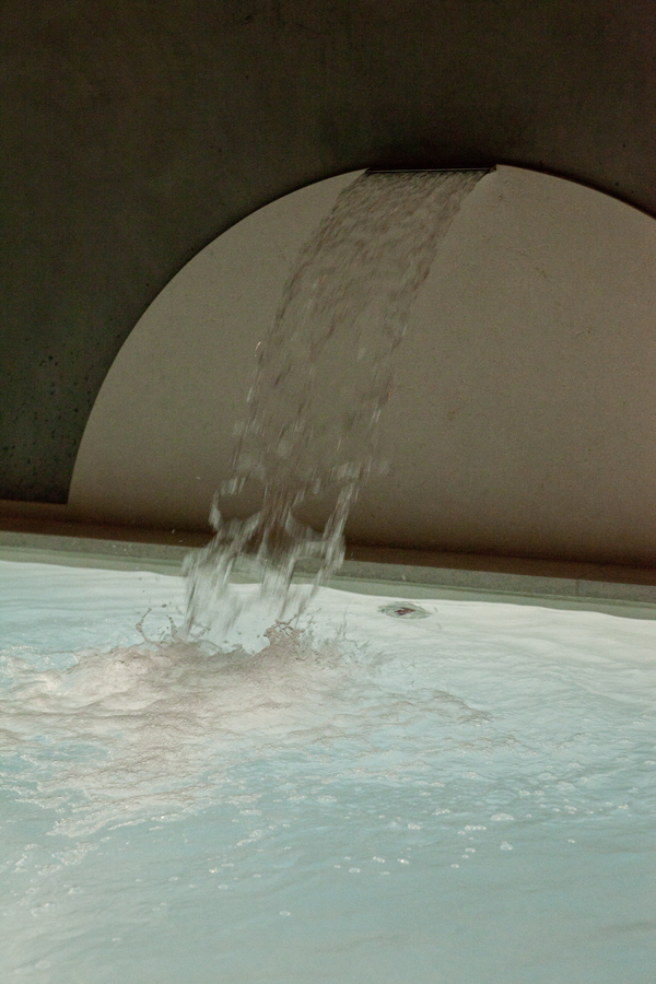 Piscina interna villa storica - cascata