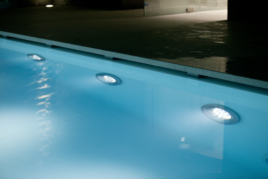 Piscina interna villa storica - Luci